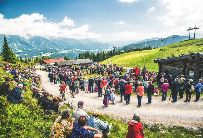 Veranstaltung während der Almrauschblüte